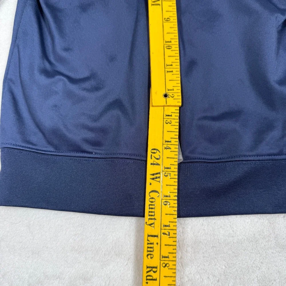 Nike Kids‎ Track Jacket Navy Blue Volt Logo Zip Up Athletic Size S 5 4-5 Years